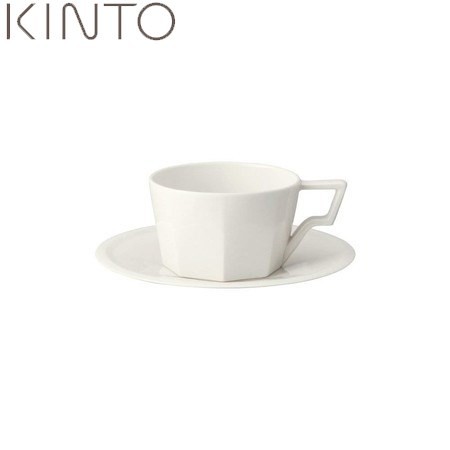 KINTO OCT カップ&ソーサー 300ml ホワイト 28885 キントー オクト 2