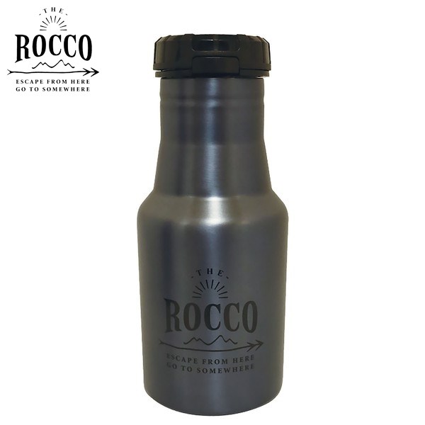 ロッコ マグボトル 【店内全品ポイント5倍〜10倍】ROCCO ロッコ ワンタッチボトル メタリックネイビー 350ml K04-8176 グローバルアロー