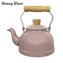 【P5倍】富士ホーロー Honey Ware Cotton ホーロー ケトル 1.6L アッシュピンク CTN-1.6K.AP ハニーウェア コットン CODE：332877