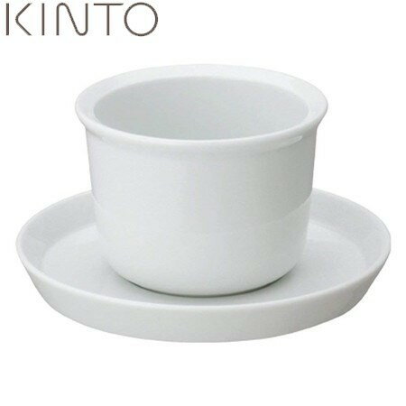 キントー カップ 【店内全品ポイント5倍〜10倍】KINTO LEAVES TO TEA カップ&ソーサー ホワイト 160ml 21234 キントー リーブストゥーティー