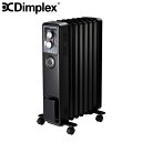 商&nbsp;品&nbsp;詳&nbsp;細 毎日を快適にする、Dimplexのオイルフリーヒーター・温風を出さないので乾燥しにくい・安心の低温設計(平均表面温度 約60℃)・オイルを使わないため、軽量化を実現・ファンレスなので静音性に優れている・タイマー機能搭載(OFFタイマー1〜12時間まで)※通電時に「カチン」と金属の膨張収縮音が鳴る場合がありますが、故障ではございません。※タイマーはOFFタイマーのみとなります。【商品仕様】サイズ：H413×D281×W629mm本体重量：9kgコードの長さ：約1.7m電源：AC100V 50/60Hz消費電力：最大1200W暖房目安：8〜10畳安全装置：転倒時電源遮断装置・過昇温度防止装置保証期間：3年備考：弱400W・中800W・強1200Wの3段階切り替え、5℃?30℃の室温調整、ピンスイッチタイマー(24h/15分刻み)生産国：中国