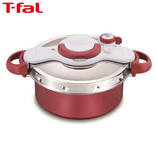 IH対応鍋 T-fal クリプソ ミニット デュオ ルージュ 5.2L IH対応 圧力鍋 P4705132 ティファール グループセブジャパン