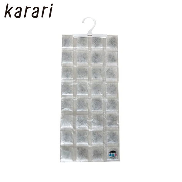 Karari 除湿剤 2枚入 除湿＆脱臭シート クローゼット用 くり返し 再生可能 抗菌 防カビ 脱臭 ハイブリッドシート HO2143 カラリ アネスティカンパニー