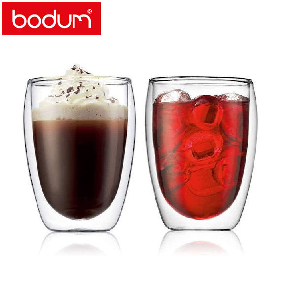 bodum パヴィーナ ダブルウォールグラス0.36L 2pcs ボダムジャパン CODE：12580 デンマーク 北欧 デザイン　ZZED