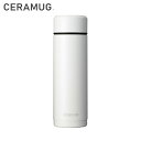 【5/1限定、全品P3倍〜12倍】CERAMUG セラブリッドマグボトル 180ml ホワイト MB-06SBWH 水筒 魔法瓶 セラマグ 京セラ KYOCERA 白 PFASフリー PFOAフリー