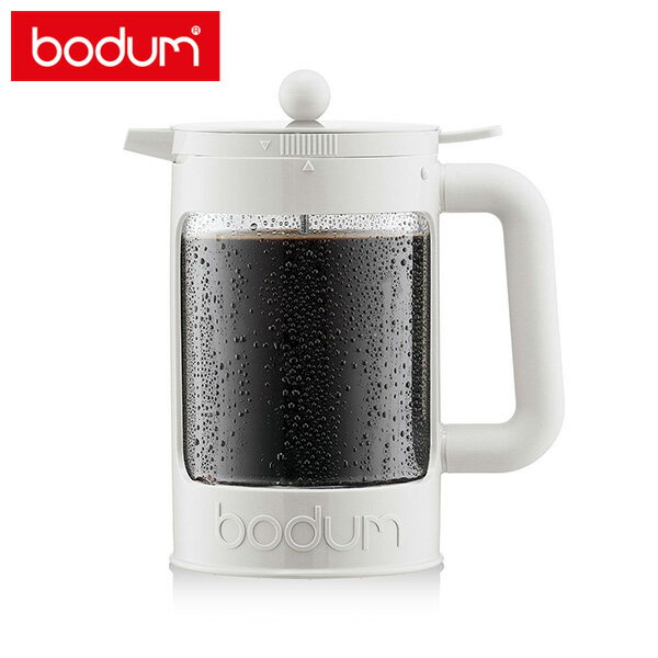 bodum BEAN フレンチプレス アイスコーヒーメーカー1.5L オフホワイト K11683-913 ボダム