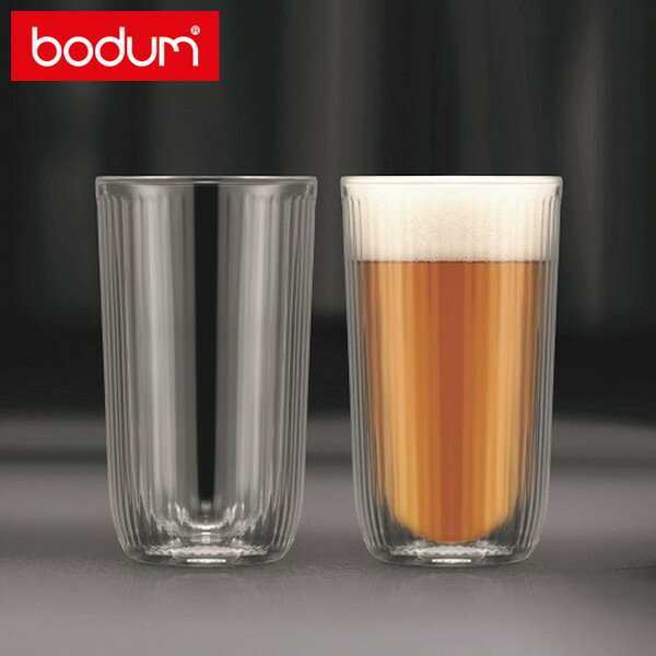 Bodumのダブルウォールグラス bodum ドゥーロ ダブルウォールグラス 0.45L 2個セット 12134-10 ボダム