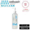 【特典付】【10%OFFクーポン】( Well wash 海をまもる洗剤 空ポンプボトル 300ml ) 1プッシュ1ml 空ボトル 中身無し 詰替え 洗濯 洗...