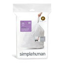 【特典付】正規品 シンプルヒューマン simplehuman カスタムフィットライナー F 25-30L 24入(CW0165/メーカー直送)(3)