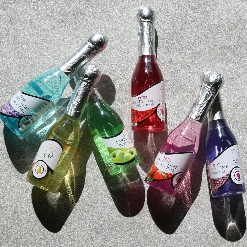 【特典付】( プチパーティータイム バブルバス ) プチ 入浴剤 お風呂 バスタイム 半身浴 泡 ジェル カラフル おしゃれ インスタ映え バスアイテム ボディ...