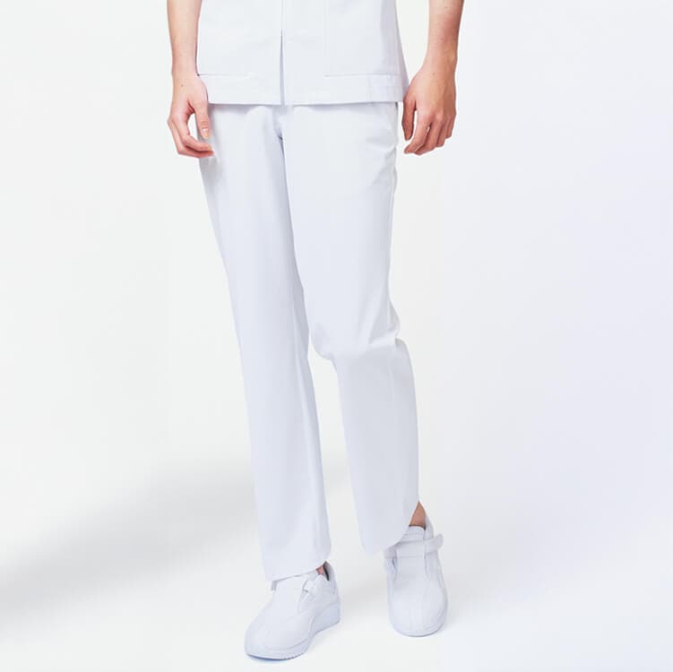 Rakuten - 【白衣ズボン メンズ】制菌制電・吸汗速乾・防汚 S〜3L ホワイト色 ドクターパンツ/看護師 男性用