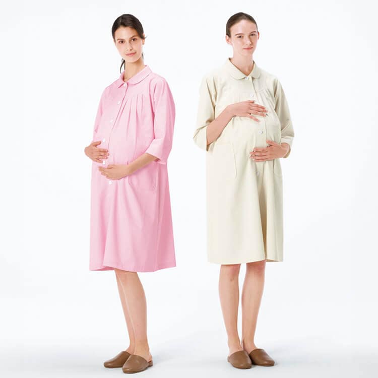 Rakuten - 【ナガイレーベン マタニティ患者着】 制菌制電・工業洗濯可 M・L 2色 産婦人科パジャマ/入院衣