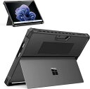 Surface Pro 9 P[X 2022 MoKo Surface Pro 9 13^ Jo[ LbNX^hΉ PC+TPU ^ y[/L[{[hΉ Black