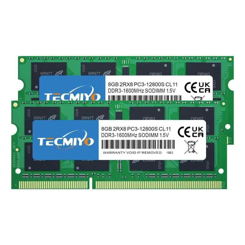 TECMIYO m[gPCp DDR3 1600 PC3-12800 8GB~2 204pin SO-DIMM