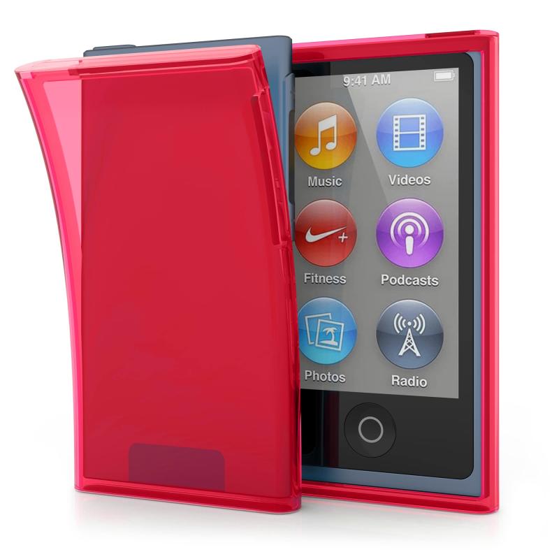 kwmobile 対応: Apple iPod Nano 7 ケース - カバー TPUシリコン 耐衝撃 透明 スリム 保護 アイパッドナノ