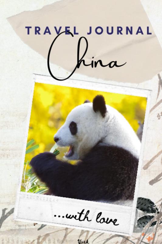 China Guided Travel Journal: Keepsake diary f ...