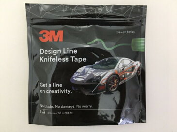 3M製　ナイフレステープ（デザインラインライン）3.5mm×50m　ラッピングシート　カッターが使えない所に　デカール、ストライプ作成等　糸で切るテープ