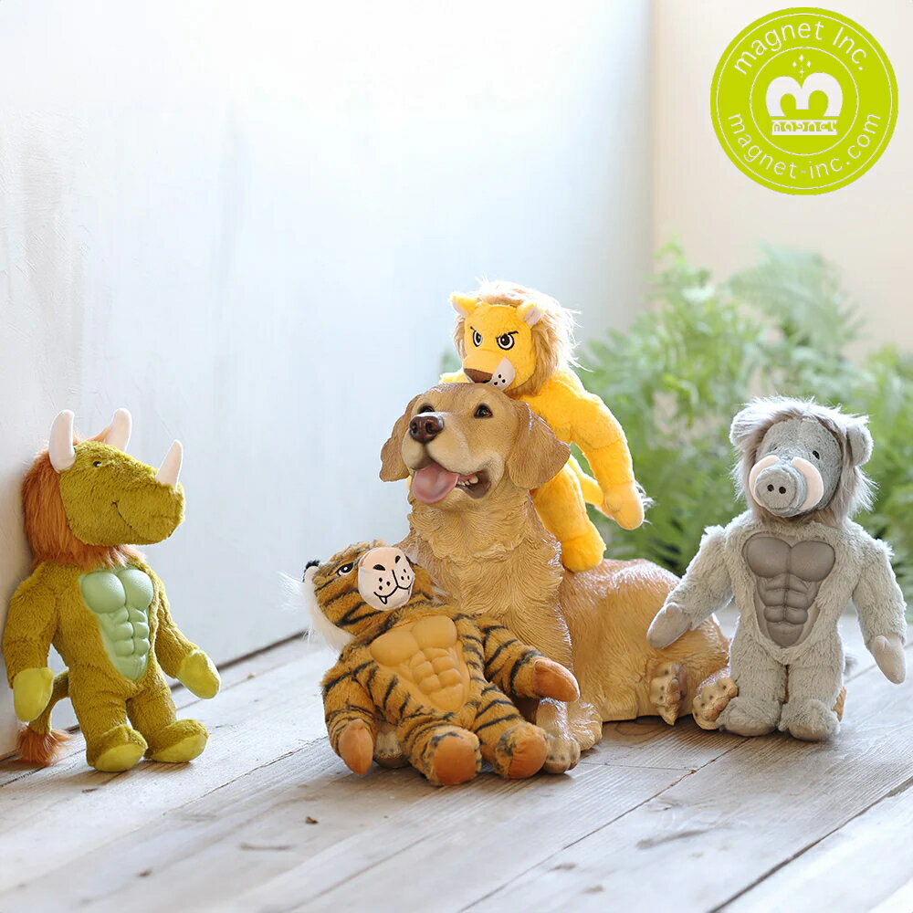 《ポイント5倍》 [ どんなに叩かれても噛まれても、 立ち上がるタフな仲間たち GUARDIANS MUKI ガーディアンズ ムキ ] ヒーロー 守り神 ペット おもちゃ ライオン サイ 虎 トラ 動物 アメコミ風 マスコット 玩具 生活雑貨 癒し リフレッシュ 筋トレ プレゼント ギフト