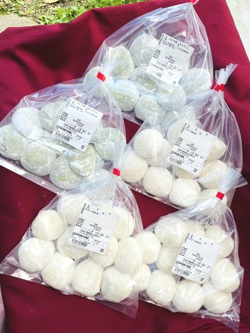 【送料無料】産直手づくり餅セット(白餅500g×3・よもぎ餅500g×2)【トートト工房】パン工房 冷凍 おもち もち 産地直送 佐賀県基山町産もち米 丸餅 人...