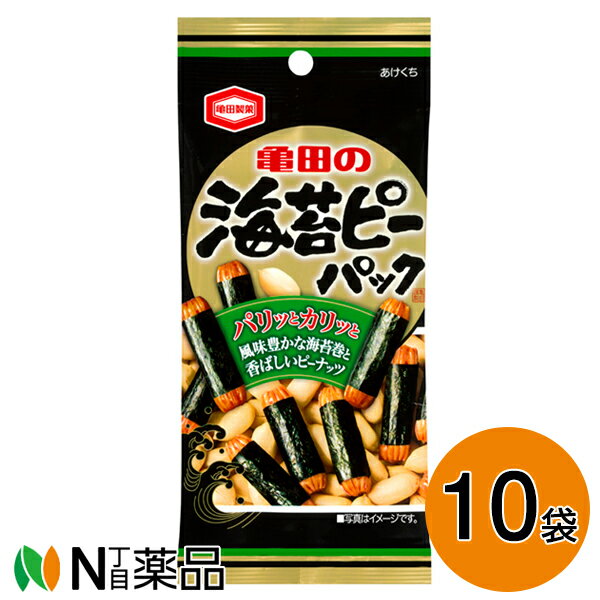 【送料無料】亀田製菓 海苔ピーパック 42g×10袋のサムネイル