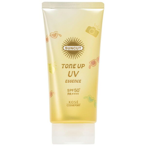 【定形外郵便】コーセーコスメポート サンカットR トーンアップUV エッセンス レモンイエロー (80g) SPF50+ PA++++ ＜日焼け止め　化粧下地＞