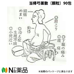 【第2類医薬品】東洋漢方製薬 当帰芍薬散料エキス顆粒〔顆粒〕分包　90包［漢方薬番号：023トウキシャクヤクサン］