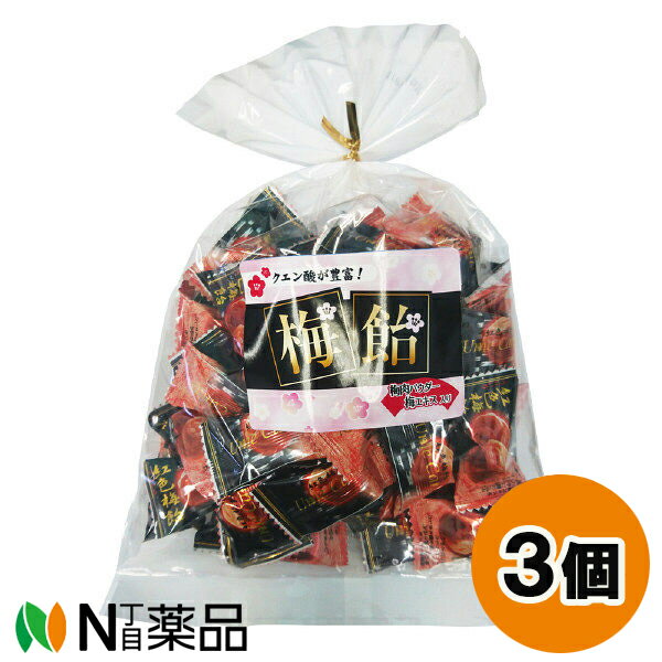 日進医療器 おいしいのど飴 梅飴 (180g) 3個セット ＜のどあめ　キャンディ＞