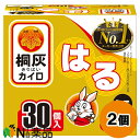 小林製薬 桐灰カイロ はるタイプ ミニ (30個入) 2個セット <使い捨て カイロ>