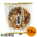 日進堂製菓　日進堂　豆太鼓　黒豆(1枚×15個)＜深煎り黒豆が香ばしい　味わい豊か　香ばしく煎り上げたピーナツ＞【送料無料】