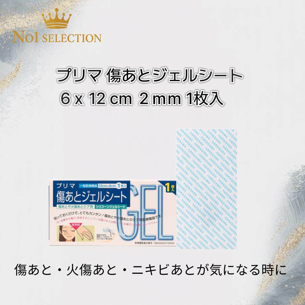 【一般医療機器】傷あとジェルシート 6 x 12 cm 1枚入 傷あと 火傷あと ニキビあと用 透明シート シリコーン