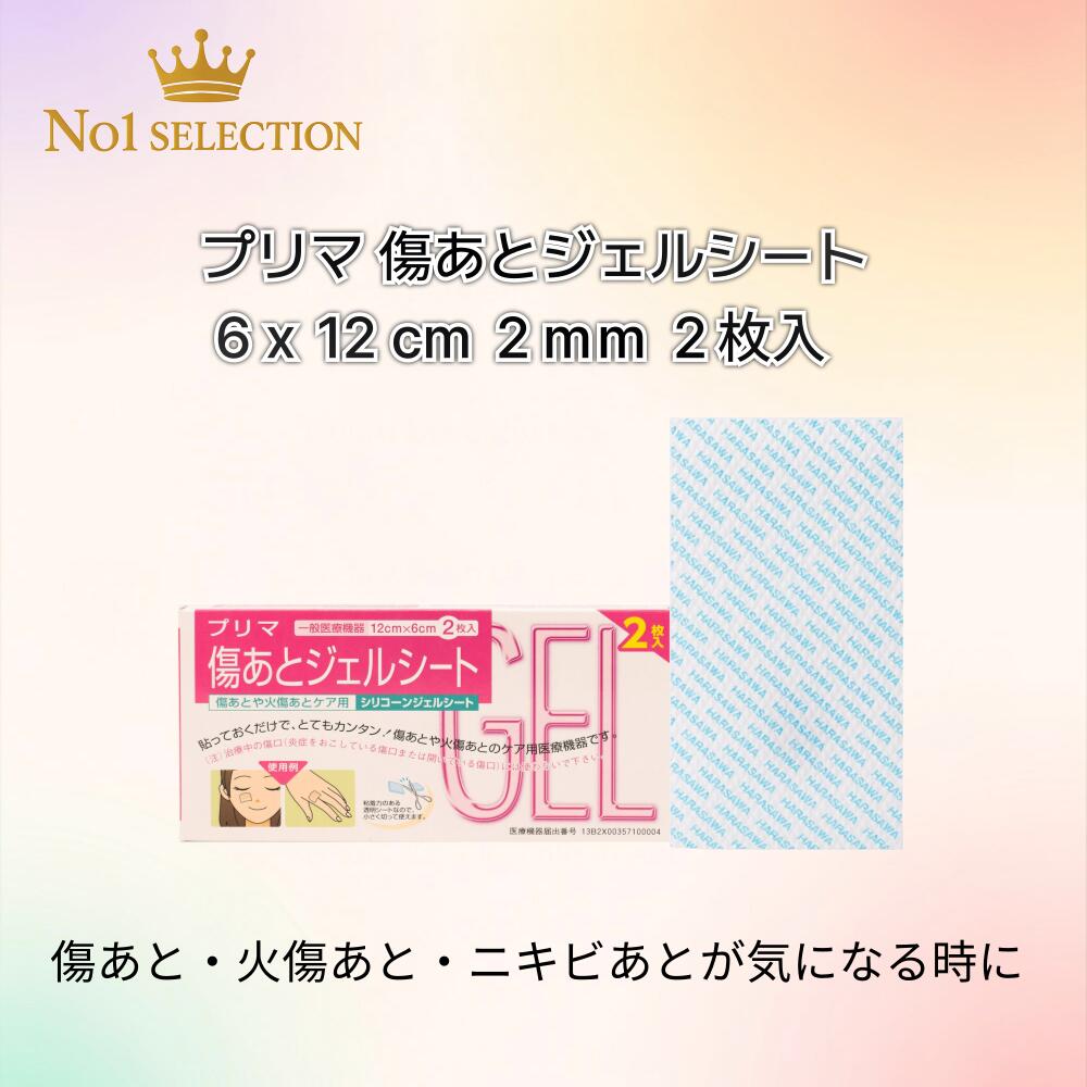 【一般医療機器】傷あとジェルシート 6 x 12 cm 2枚入 傷あと 火傷あと ニキビあと 保護 透明シート