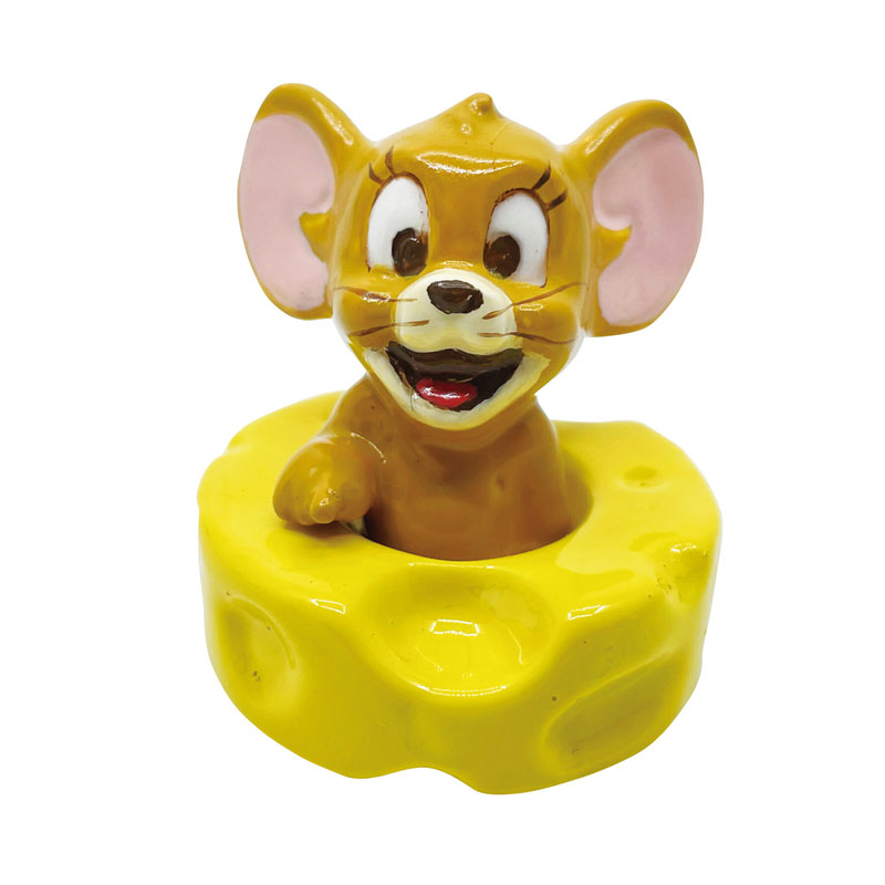TOM&JERRY トムとジェリー 立体箸置き ジェリーとチーズ 磁器 食器 グッズ 雑貨 キッチン雑貨 キャラク..