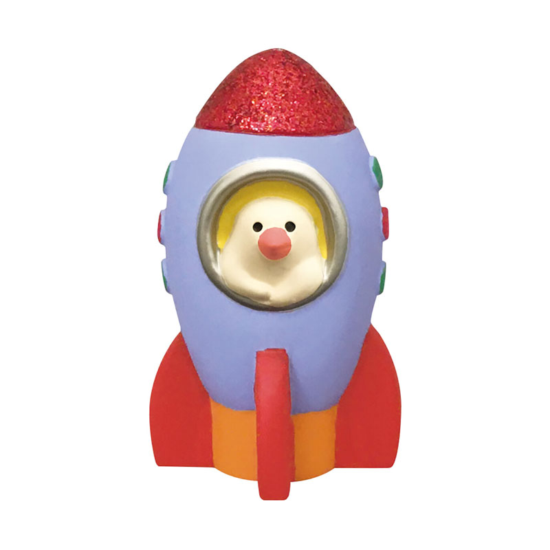 DECOLE デコレ concombre コンコンブル ロケット文鳥 ZCB-79355 猫 ねこ 置物 ファッション 小物 雑貨 ..