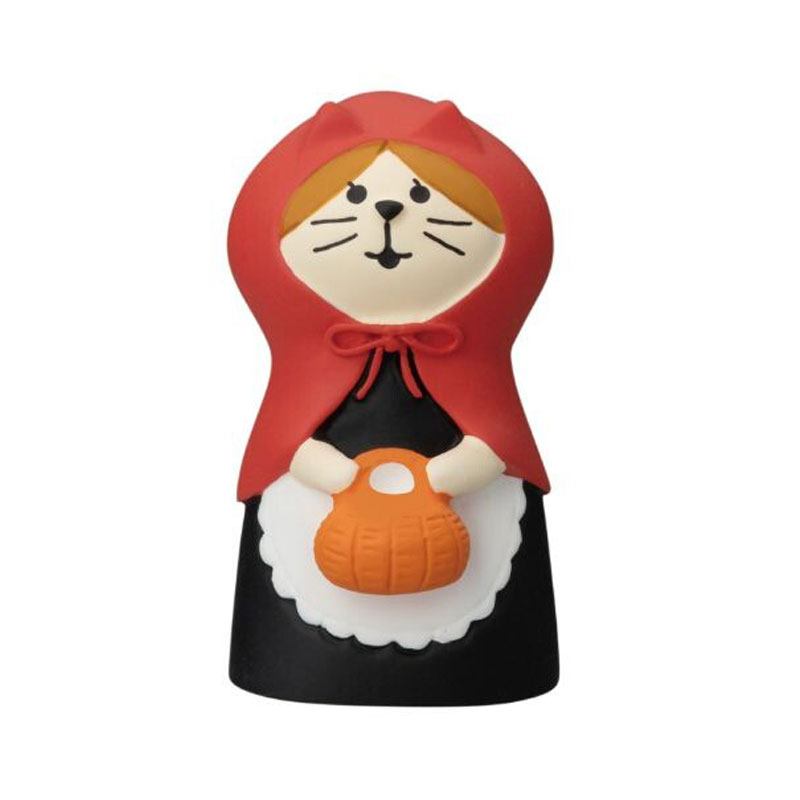 Rakuten - DECOLE デコレ concombre コンコンブル ねこずきん 赤ずきん 置物 ファッション 小物 インテリア 雑貨 グッズ