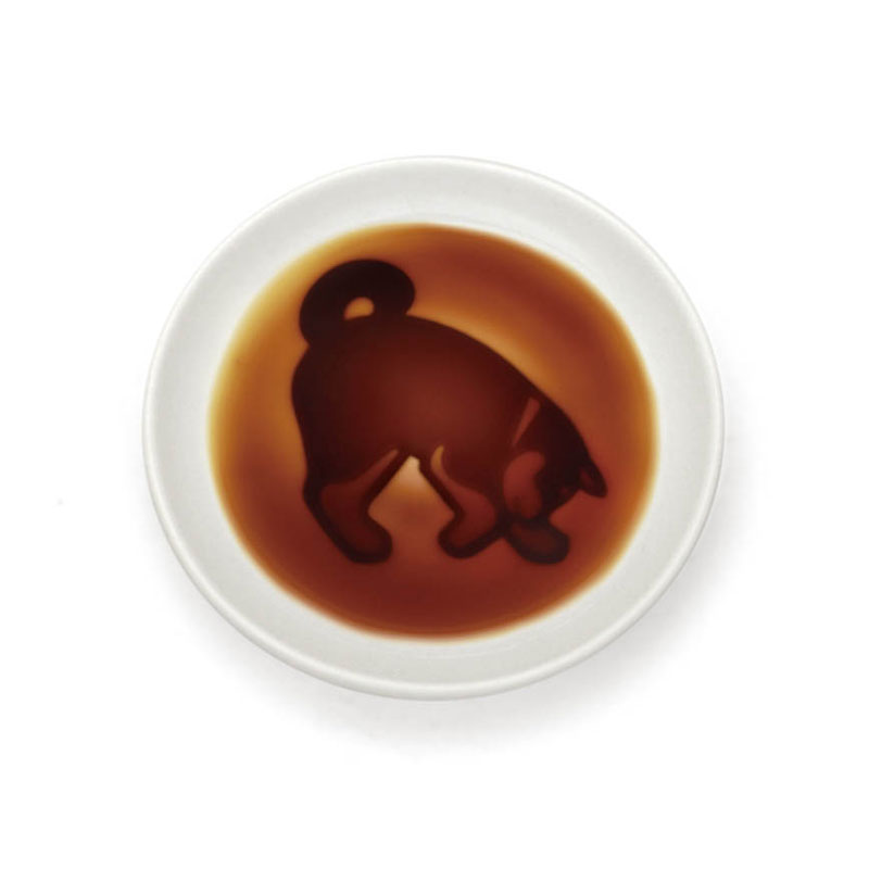 Rakuten - アルタ イヌ醤油皿 さがす 浮き出る 小皿 陶器 イヌ雑貨 ファッション 小物 グッズ
