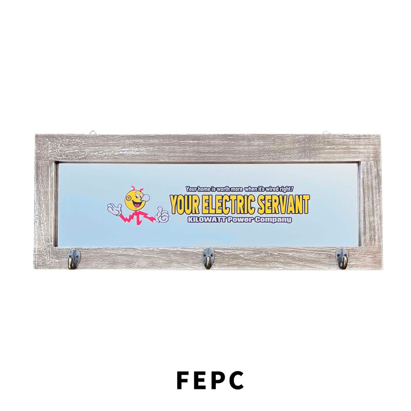 Wood Hook Mirror Board ウッド ミラー ボード フック付き BEST WORKER ベストワーカー FEPC KILOWATT POWER レディキロ ベティちゃん ベティブープ Betty Boop BT-GARAGE R66 木製 壁掛け ガレージ 作業 ワーキング インテリア アメリカン雑貨 ファッション 小物 グッズ [3]