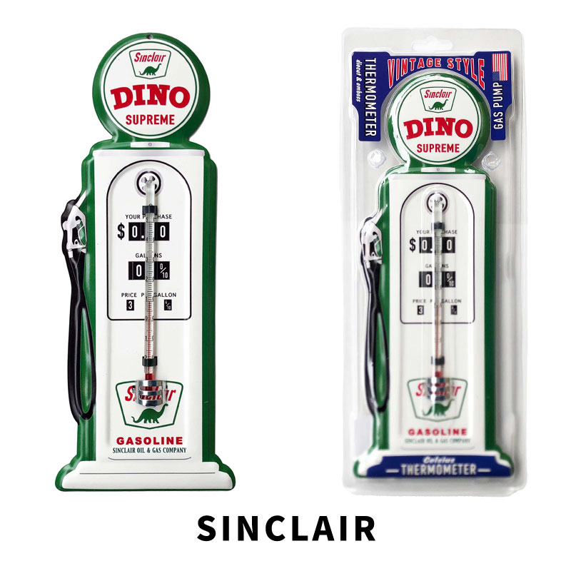 AMERICAN THERMOMETER サーモメーター GAS PUMP SINCLAIR R66 ROUTE66 FEPC KILOWATT POWER レディキロ 温度計 アメリカ ファッション インテリア 小物 アメカジ おしゃれ 雑貨 グッズ [2]