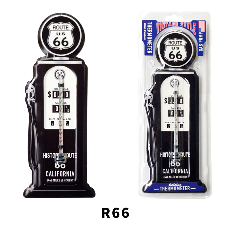 AMERICAN THERMOMETER サーモメーター GAS PUMP SINCLAIR R66 ROUTE66 FEPC KILOWATT POWER レディキロ 温度計 アメリカ ファッション インテリア 小物 アメカジ おしゃれ 雑貨 グッズ [3]