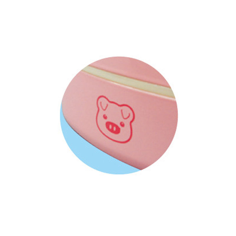 N2STYLEのOink ダイカット 2段 弁当箱 ランチベルト付き ランチボックス かわいい ブタ 弁当 ARO-948 食器 キッチン ファッション 小物 雑貨 グッズ｜アングル2