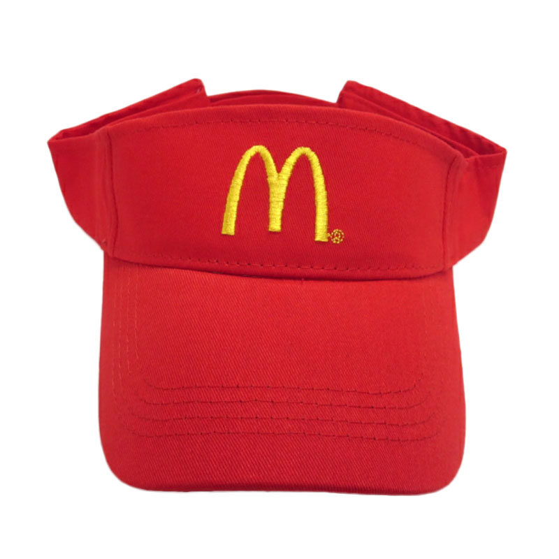 McDonald's マクドナルド SUN VISOR サン バイザー RED 帽子 ハット アメリカ ファッション 小物 アメカジ グッズ