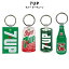 7UP セブンアップ RUBBER KEYCHAIN LOGO CHERRY CAN BOTTLE ラバーキーホルダー ラバー キーリング キ..