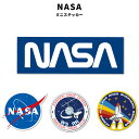 NASA ミニステッカー ミートボールロゴ ワームロゴ スペースセンター スペースシャトル エンブレム ステッカー 宇宙 耐水 耐光 アメリカン雑貨 ファッション 小物 アメカジ グッズ