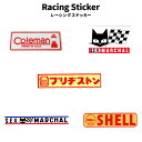 Coleman コールマン セブ マーシャル S.E.V. MARCHAL ブリヂストン SHELL シェル Racing Sticker 耐水 レーシング ステッカー シール デコレーション アメリカ アメリカン雑貨 オシャレ ファッション 小物 アメカジ グッズ