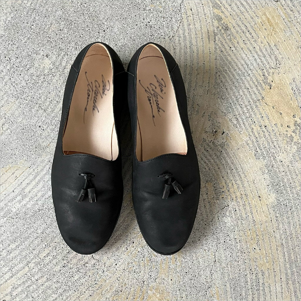 SHOE SEWN シューアンドソーン 「Billie」タッセルローファー レディース 35/36 black