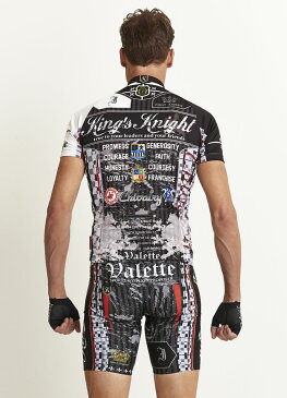 【VALETTE/バレット】King's Knight Black（キングスナイト ブラック） 半袖【サイクルジャージ/サイクルウェア/自転車/レプリカ/サイクル/ロードバイク/ウェア/ユニフォーム/ランニングウェア/フィットネスウェア】