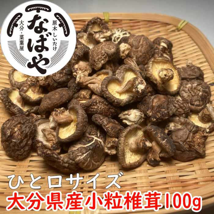 干し椎茸 国産 小粒 しいたけ 100g入り【 新物！令和5年秋子 大分産 原木椎茸 ！ 生産者直売 ♪ お試し 】 干ししいたけ 送料無料 干しシイタケ 乾し椎茸 乾ししいたけ 九州産 原木しいたけ 買い回り 乾燥野菜 干し野菜 乾燥椎茸 なばや