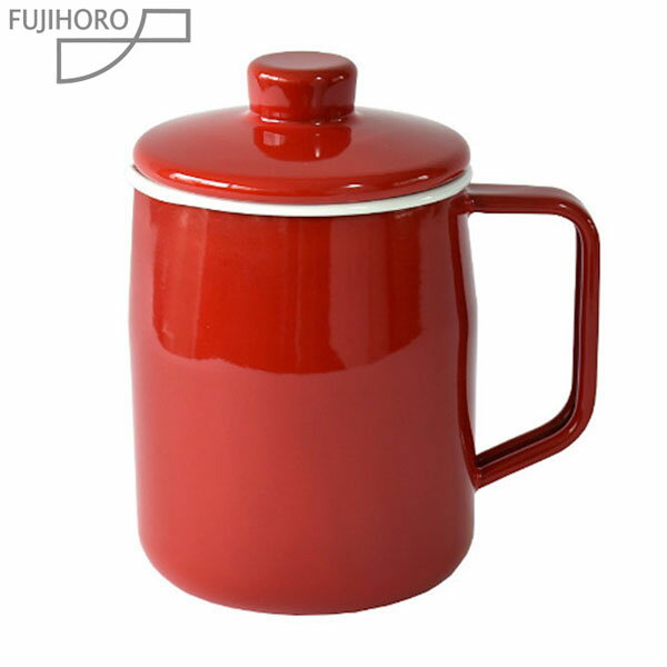 富士ホーロー　フィルト（1.0L） オイルポット　レッド　OP-1.0L・R 【送料無料】