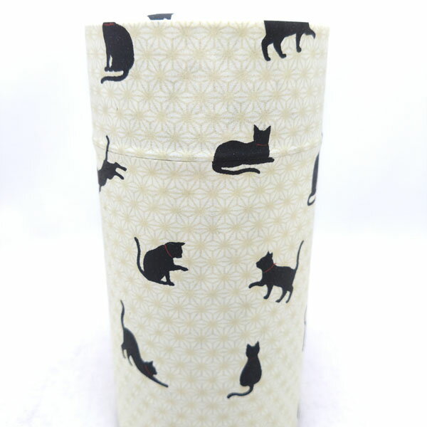【日本製】 京都活具 茶缶 【黒猫 ベージュ】...の紹介画像3