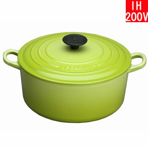 《日本正規品》 ル・クルーゼ ココット・ロンド 2501 22cm フルーツグリーン 【送料無料】 《日本正規品》 ル・クルーゼ ココット・ロンド 2501 22cm フルーツグリーン 【送料無料】