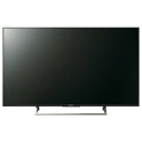 【送料無料！（本州限定）】SONY【ソニー】 KJ-49X8000E(B)(ブラック)（延長保証付き）【BRAVIA】ブラビア 49V型液晶テレビ[4K対応]【ADVANCE】